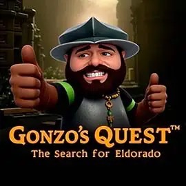 Gonzo's Quest game by NetEnt – logo hosted on Tikitaka Casino
