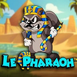 Le Pharaoh slot logo by Hacksaw Gaming at Tikitaka Casino