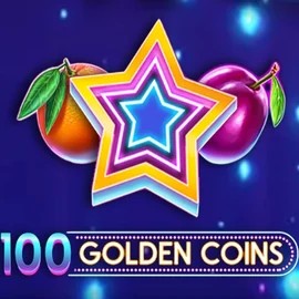 Slots logo of 100 Golden Coins from Amusnet Interactive at Tikitaka Casino