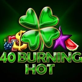 40 Burning Hot casino game by Amusnet Interactive – featured logo at Tikitaka Casino