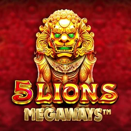 Slots logo of 5 Lions Megaways from Pragmatic Play at Tikitaka Casino