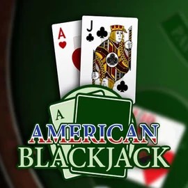 American Blackjack logo – Table Games by Habanero at Tikitaka Casino