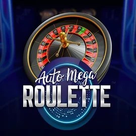 Auto Mega Roulette slot logo by Pragmatic Play at Tikitaka Casino