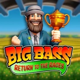 Big Bass Return to the Races by Pragmatic Play, showcased at tikitaka-casino.org – game logo