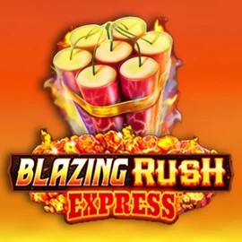Blazing Rush Express logo by AreaVegas at Tikitaka Casino