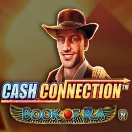 Cash Connection Book Of Ra online game logo by Novomatic on tikitaka-casino.org