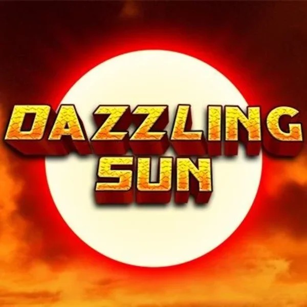 Dazzling Sun slot logo by Win Studios at Tikitaka Casino