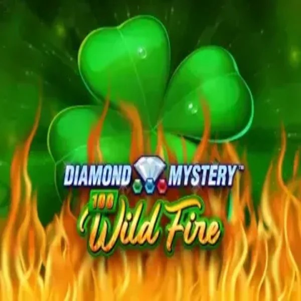 Diamond Mystery 100 Wild Fire slot logo by Greentube at Tikitaka Casino