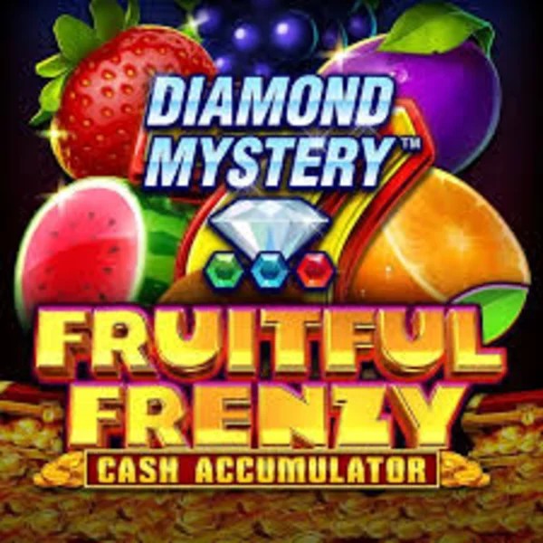 Diamond Mystery Fruitful Frenzy Cash Accumulator slot logo by Greentube at Tikitaka Casino
