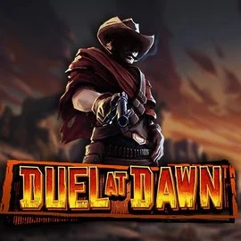 Duel At Dawn slot logo by Hacksaw Gaming at Tikitaka Casino