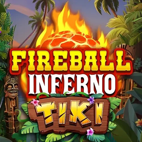 Fireball Inferno Tiki game by NetEnt – logo hosted on Tikitaka Casino