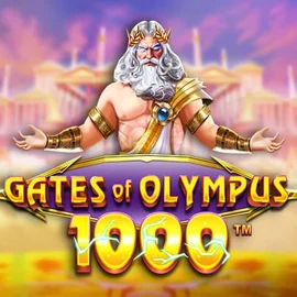 Gates of Olympus 1000 logo – Slots by Pragmatic Play at Tikitaka Casino