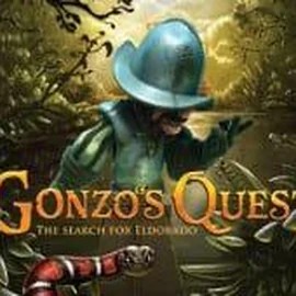 Gonzo&#039;s Quest logo by NetEnt at Tikitaka Casino
