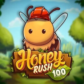 Honey Rush 100 casino game by Play’n GO – featured logo at Tikitaka Casino