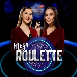 Mega Roulette slot icon by Pragmatic Play, available at Tikitaka Casino