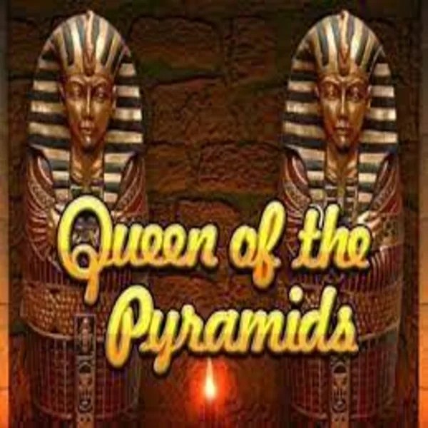 Queen of the Pyramids slot logo by Playtech at Tikitaka Casino