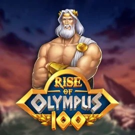 Slots logo of Rise of Olympus 100 from Play’n GO at Tikitaka Casino