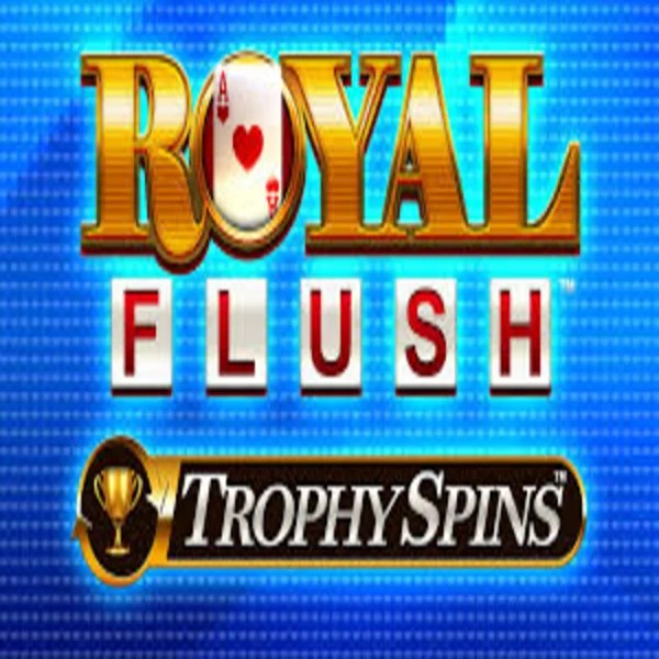 Royal Flush Trophy Spins logo by Greentube at Tikitaka Casino