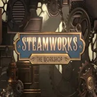 Steamworks The Workshop logo – Slots by Peter &amp; Sons at Tikitaka Casino