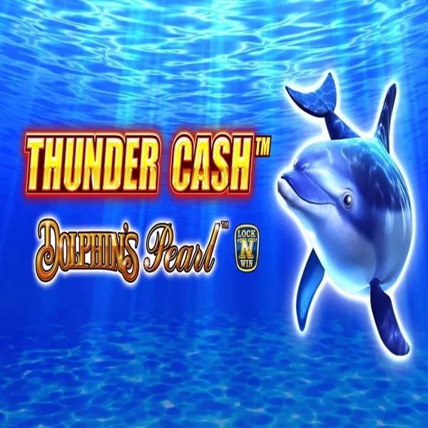 Official Slots logo: Thunder Cash Dolphins Pearl by Novomatic at Tikitaka Casino