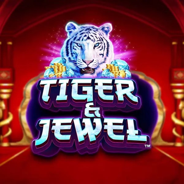 Tiger and Jewel slot visual from Greentube available on tikitaka-casino.org